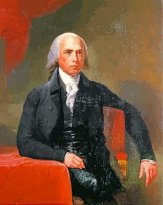 James Madison US President paint by number