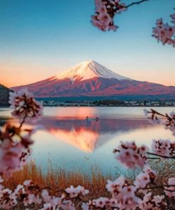 Mountain Fuji Japan paint by numbers