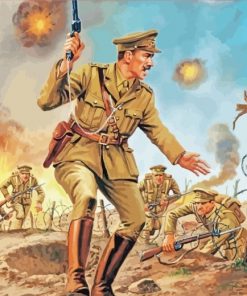 Military Men paint by numbers