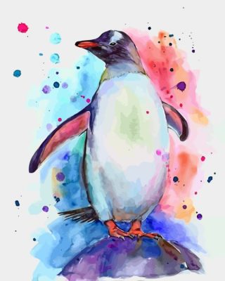 Penguin Art paint by numbers
