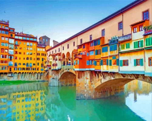 Ponte Vecchio Italy paint by number