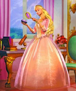 Princess anneliese Barbie paint by number