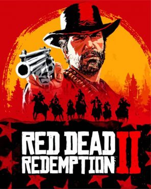 Red Dead Redemption paint by numbers
