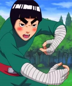 Rock Lee Naruto paint by number