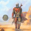 Star Wars The Mandalorian Art Paint by numbers