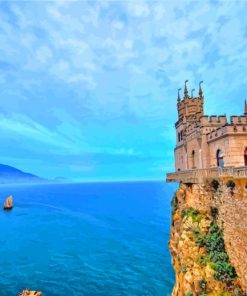 Swallows Nest Castle Building paint by number