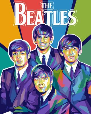 The Beatles Pop Art paint by number