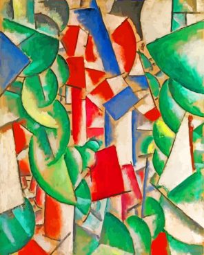 The House In The Trees By Leger paint by numbers