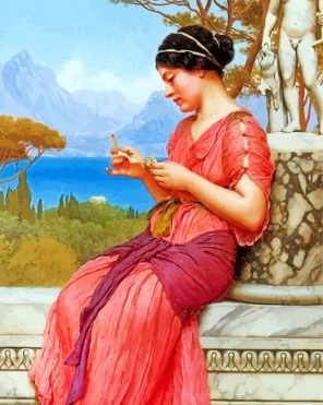 The Love Letter william godward paint by numbers