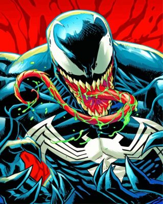 Venom paint by numbers
