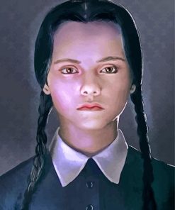 Wednesday Addams Girl paint by numbers