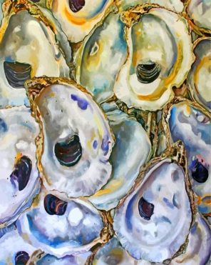 Aesthetic Oysters paint by numbers