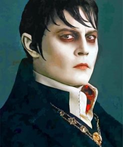 Barnabas Collins Dark Shadows paint by number