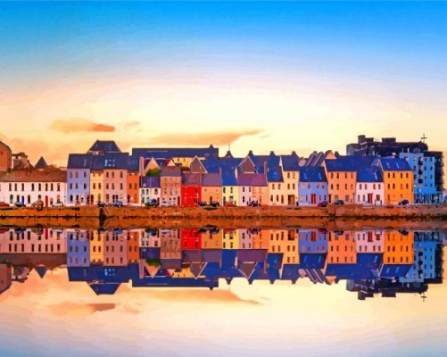 Claddagh Galway paint by number