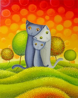 Cute Cats Paint by numbers