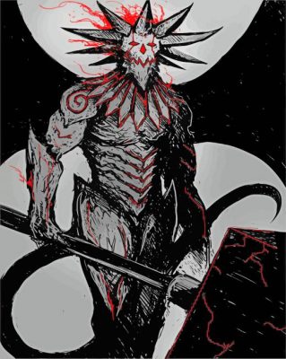 demon paint by numbers