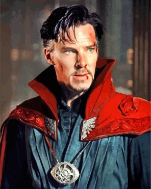 doctor strange marvel paint by numbers