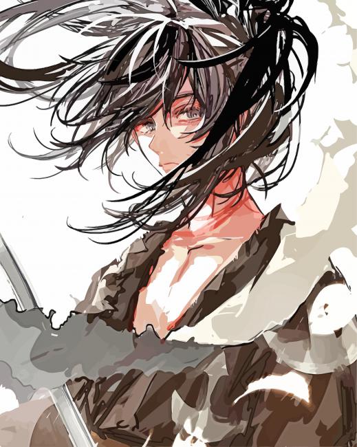Hyakkimaru Art From Japanese Anime Dororo - Paint By Number - Paint by  Numbers for Sale