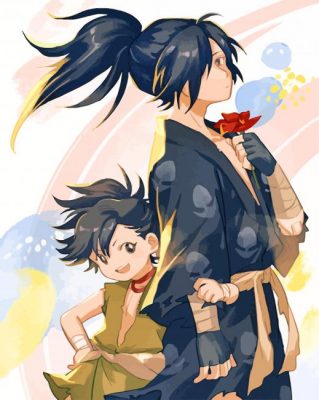 dororo japanese anime paint by numbers