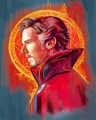 dr strange marvel paint by numbers