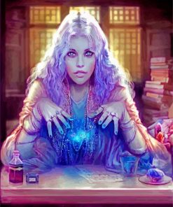 Female Fortune Teller Art paint by number
