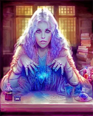 Female Fortune Teller Art paint by number