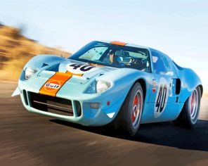 ford gt40 paint by numbers