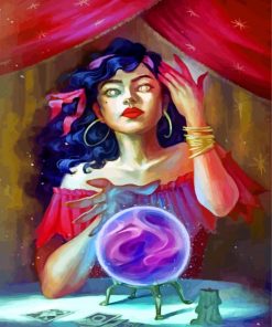 fortune teller paint by numbers