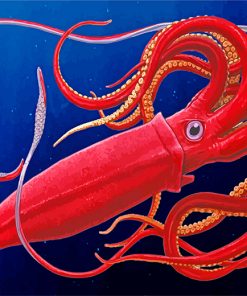 Giant Squid paint by numbers