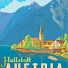Hallstatt Austria Poster Paint By Numbers