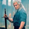 Henry Cavill Witcher paint by numbers