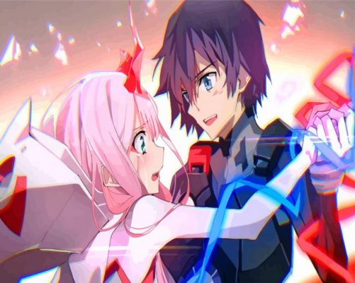 hiro and zero two dancing paint by number