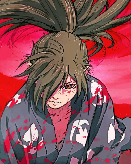 Dororo Anime Paint By Numbers - Numeral Paint Kit