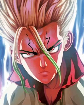 Ishigami Dr Stone Anime paint by numbers