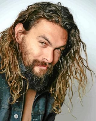 Jason Momoa Paint By Numbers - Numeral Paint Kit