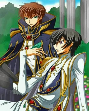 Lelouch Lamperouge And Suzaku paint by number