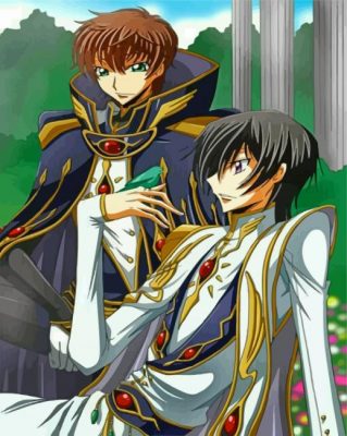 Lelouch Lamperouge And Suzaku paint by number