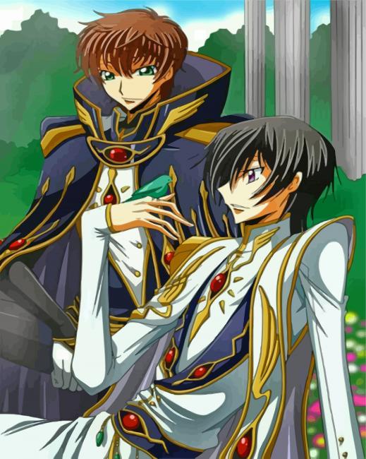 Lelouch Lamperouge Code Geass Paint By Numbers - Numeral Paint Kit