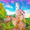 Lichtenstein Castle Germany paint by numbers