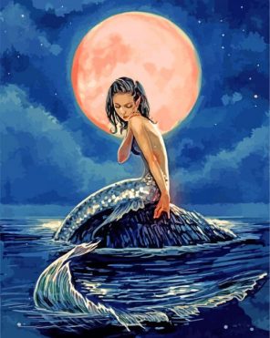 Lonely siren paint by number