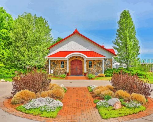 Michigan Brys Estate Vineyard Winery paint by numbers