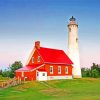 michigan tawas point state park paint by number