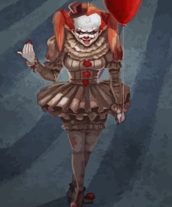 Pennywise Girl paint by numbers