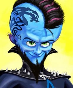 Punk Rock Megamind paint by numbers