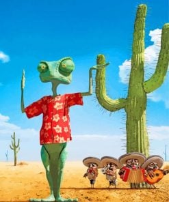 rango movie paint by numbers