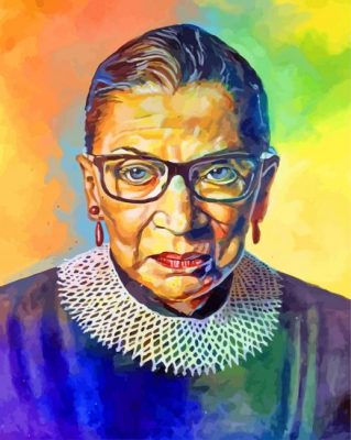 Ruth Bader Ginsburg paint by numbers