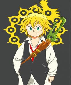 Seven Deadly Sins Character paint by numbers