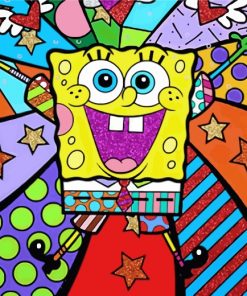 Spongebob Squarepants Paint by numbers - Numeral Paint Kit