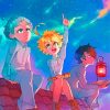 The Promised Neverland Characters paint by number
