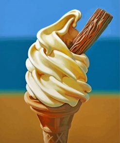 Vintage Ice Cream paint by number